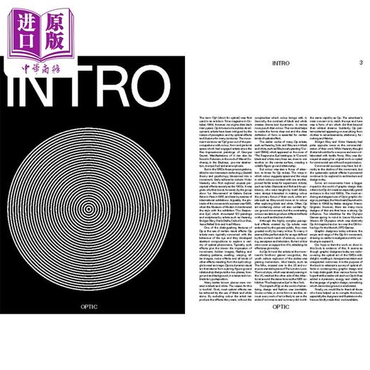 【中商原版】Optic Optical Effects In Graphic Design 进口艺术 光学：平面设计中的光学效果 商品图1
