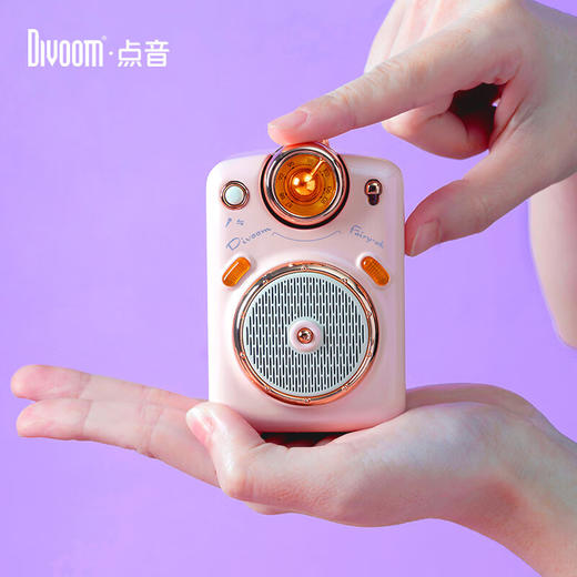 Divoom点音小魔女无线家用k歌音响蓝牙音箱迷你家庭ktv唱歌麦克风卡拉OK套装户外便携式插卡小收音机礼物 商品图6