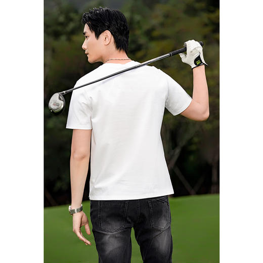 【断码清仓】HX 夏季圆领短袖T恤Y102320028101/02 商品图3