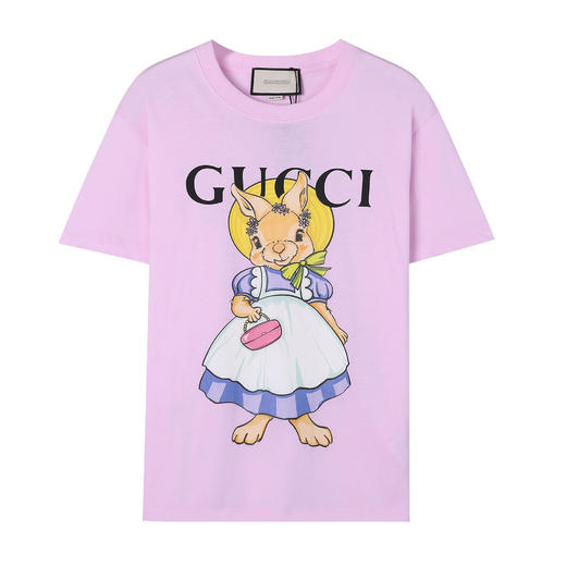 女款 兔年限定 复古 圆领短袖T恤 Z-10671 商品图0