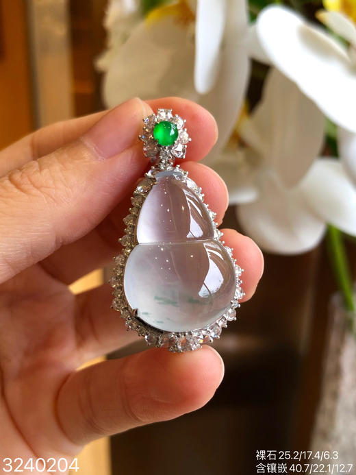 玻璃飘翠葫芦吊坠 65999【3240204】 商品图2