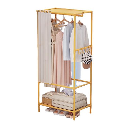 「合理分区储物！数款可选」简易衣柜多层家用卧室租房钢管加粗单双人大衣橱衣物收纳整理储物柜子 商品图4