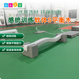 左右S型平衡独木桥家用早教幼儿园户外儿童玩具前庭感统训练器材