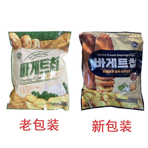 SI 蒜香面包干韩国进口奶油法式风味早餐烤面包饼干零食40 蒜香味70g 商品图1