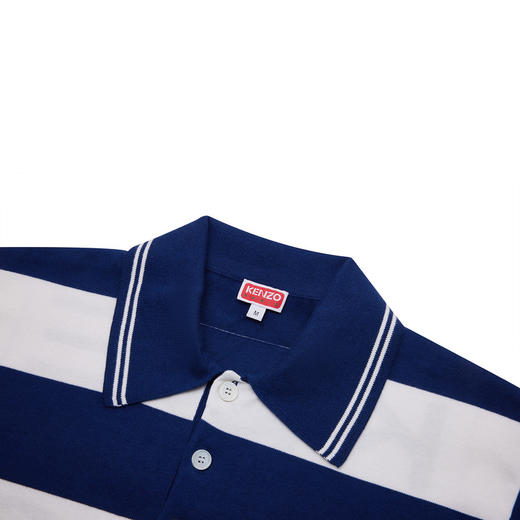 KENZO 高田贤三  男士棉质休闲条纹POLO衫翻领短袖 FD55PU3713CN 商品图3