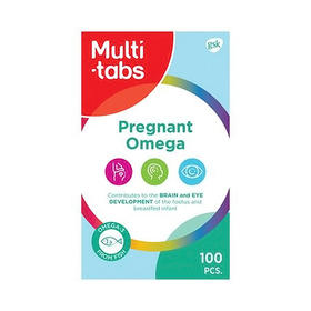 [丹麦]Multi-tabs孕妇欧米茄100粒 Multi-tabs GraviOmega 100stk