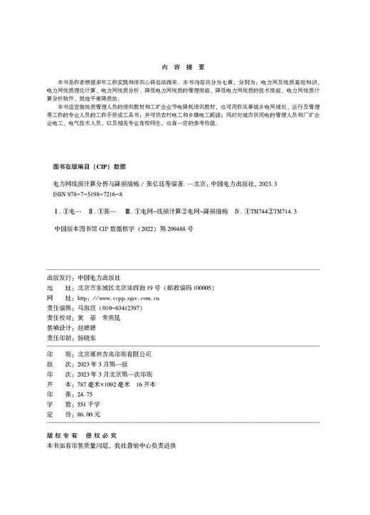 电力网线损计算分析与降损措施 商品图3