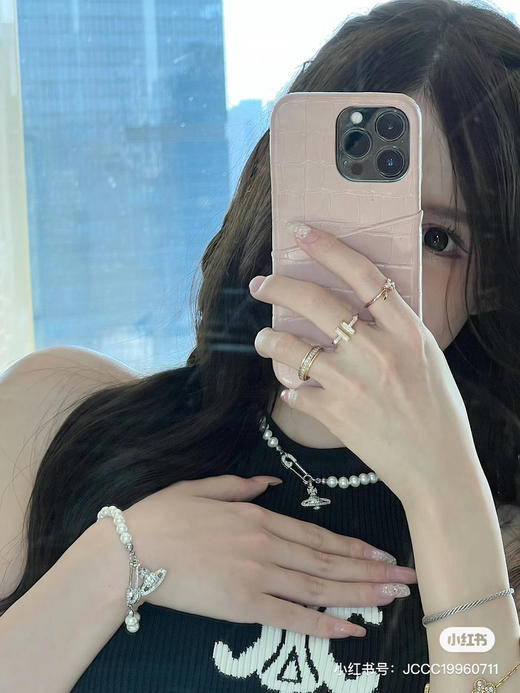 Vivienne Westwood 西太后 
珍珠别针项链 商品图4