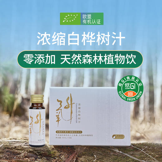 【嘉桦】浓缩白桦树汁50ML*8瓶*2礼盒装 商品图1