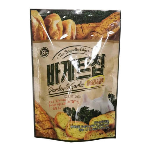 SI 蒜香面包干韩国进口奶油法式风味早餐烤面包饼干零食40 蒜香味70g 商品图0