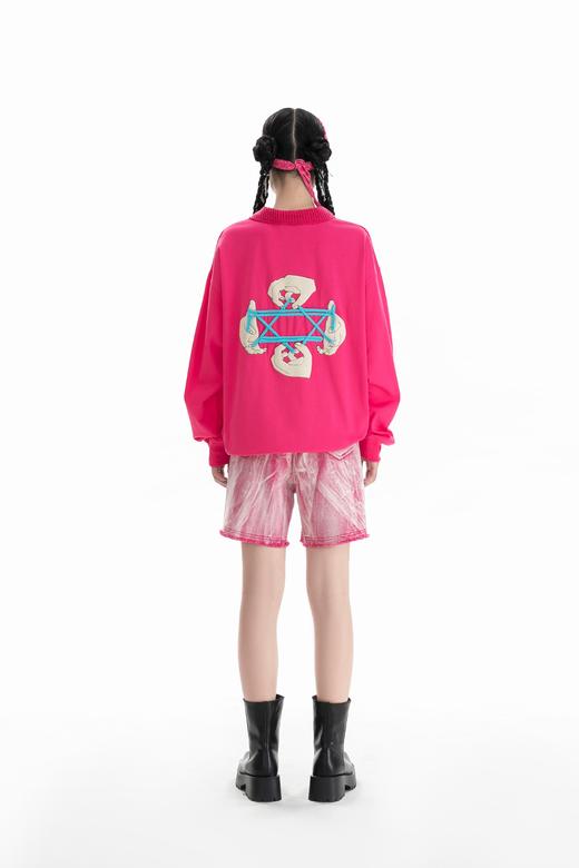 花色水洗牛仔短裤 商品图1