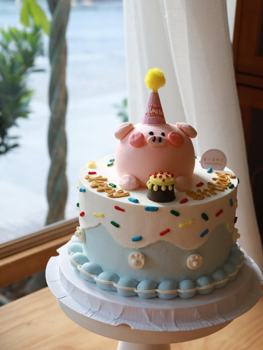 可爱小猪猪蛋糕 商品图1