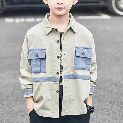 裁缝学苑 TG29儿童衬衫春秋装工装上衣外套11服装裁剪图牛皮纸样 商品图0