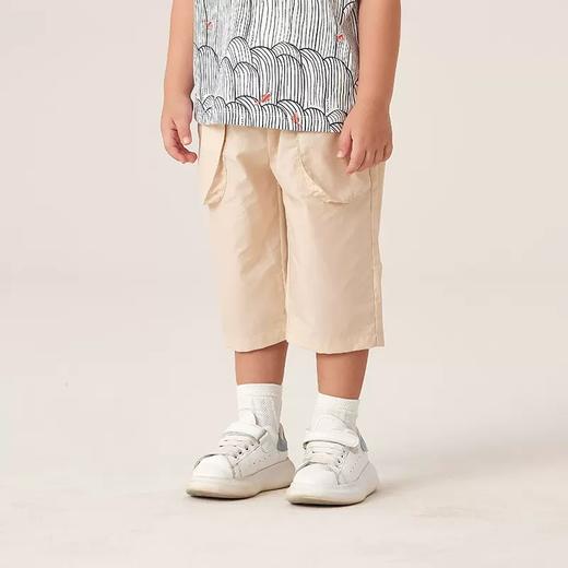 英氏男童七分裤2023新款夏季薄款休闲时尚儿童裤子YRKZJ2P350A 商品图1