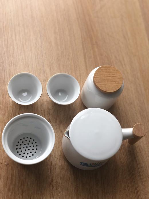 陶瓷旅行茶具快客杯便携式茶具茶水分离家用泡茶杯旅行包套装礼品 商品图0