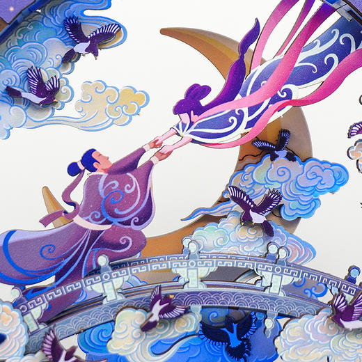 同趣手工56019鹊桥会幻彩灯 商品图3