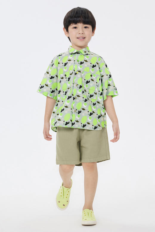 jnby  23年夏款   全棉轻薄细腻短袖衬衣  1N5214130 商品图0