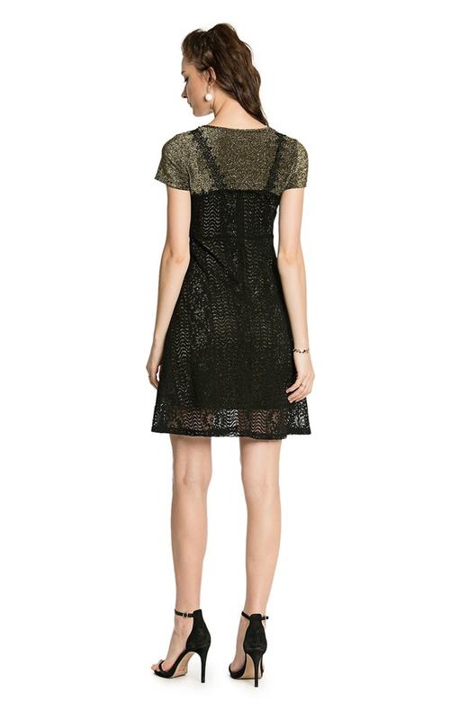 ZVY 金属感两件式收身连衣裙 2921 商品图2