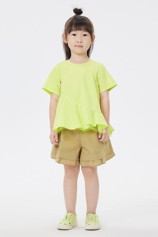 jnby  23年夏款   弹力府绸短袖TOP   1N5213500 商品图0