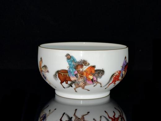 雍正年制 五王醉归图描金主人杯 商品图0