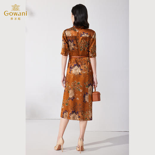 乔万尼30mm重磅真丝桑蚕丝连衣裙新款女ET2E250 商品图4