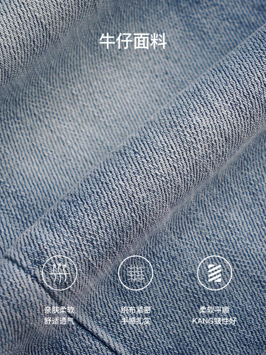 OLrain欧芮儿法式九分牛仔裤女春季2023年新款高腰直筒开叉小脚裤 商品图2