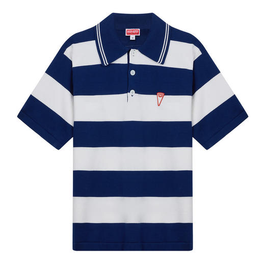 KENZO 高田贤三  男士棉质休闲条纹POLO衫翻领短袖 FD55PU3713CN 商品图0