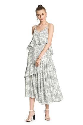 DONG DE XI 云朵印花吊带连衣裙 2791