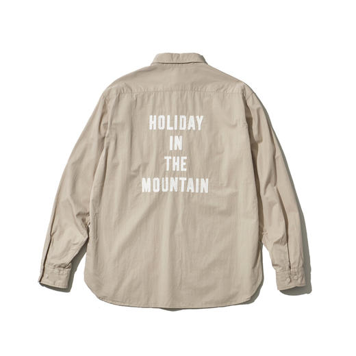 Mountain Research HOIDAY Shirt 美式工装风刺绣标语长袖衬衫 商品图3