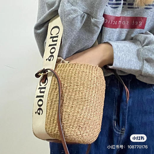 Chloe woody 草编水桶包 商品图1