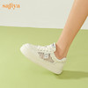 Safiya/索菲娅2023春季新品潮流百搭镂空网面松糕厚底休闲板鞋 SF31112436 商品缩略图2