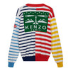 KENZO 高田贤三  男士棉质针织印花字母logo花色卫衣休闲条纹毛衣 FD55PU3703CN 商品缩略图1