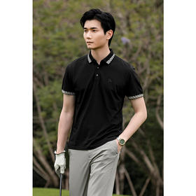 HX 夏季翻领短袖T恤Y102320129101POLO杉