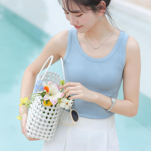 【清凉无感，遮副乳显瘦】春夏季薄款百搭日韩系小背心吊带外穿修身上衣显瘦无袖T恤打底衫 商品图10