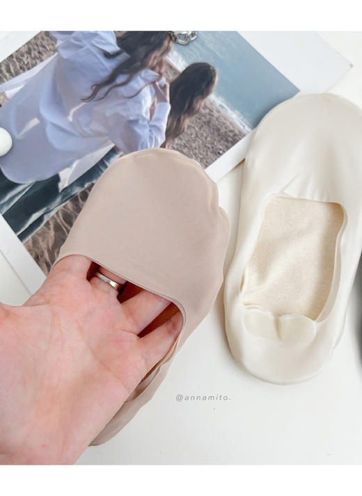 老米优品/ 3双1组，2组包邮❤原色原初 自然自在《 任意剪不脱丝女士纯色船袜》盛夏大爱~ WZ230426C 商品图11