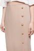 LNNNS 纽扣装饰直筒半身裙 9096 商品缩略图3