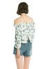 DONG DE XI 植物印花挖肩开衩上衣 2648 商品缩略图3