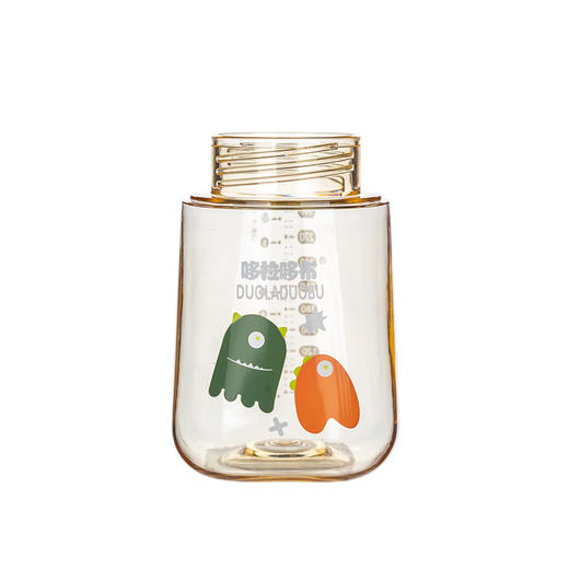 哆拉哆布宝宝耐摔宽口水杯学饮杯奶瓶一杯三用ppsu奶瓶240/300ml 商品图1