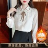 蝴蝶结蕾丝衬衫2023年新款洋气内搭打底衫减龄上衣AL 商品缩略图3
