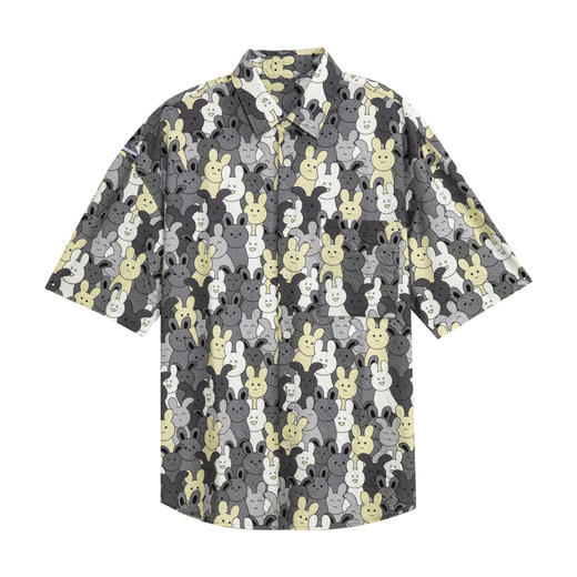 【断码清仓】HX 夏季翻领短袖衬衫C103320009101 商品图0