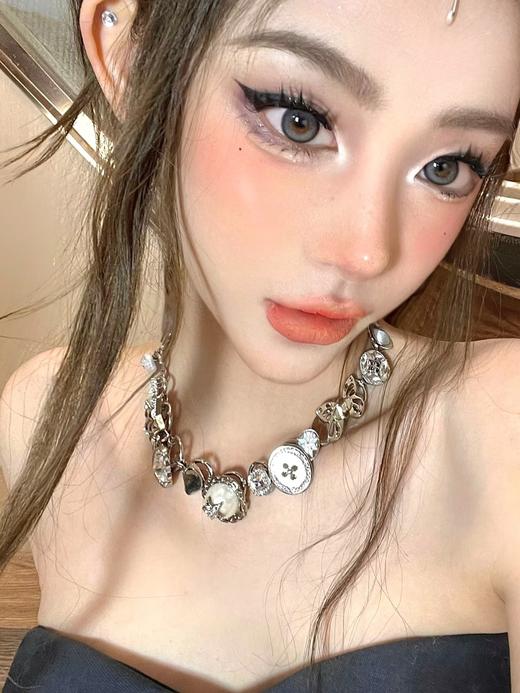 【半年抛中直径】WOOLILENS-银色山泉-14.2mm【半年抛 0-800度 无525/575】 商品图10