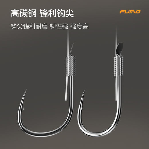 佳钓尼伏魔双钩仕挂金袖伊势尼成品套装鲫鱼垂钓耐磨子线双钩 商品图3