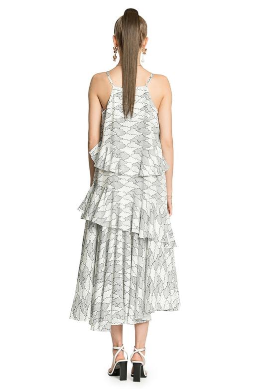 DONG DE XI 云朵印花吊带连衣裙 2791 商品图3