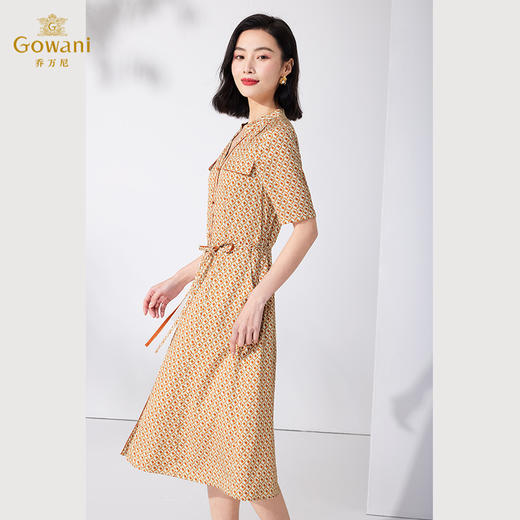 乔万尼19mm真丝蚕桑丝连衣裙新款高端ET2E251 商品图2