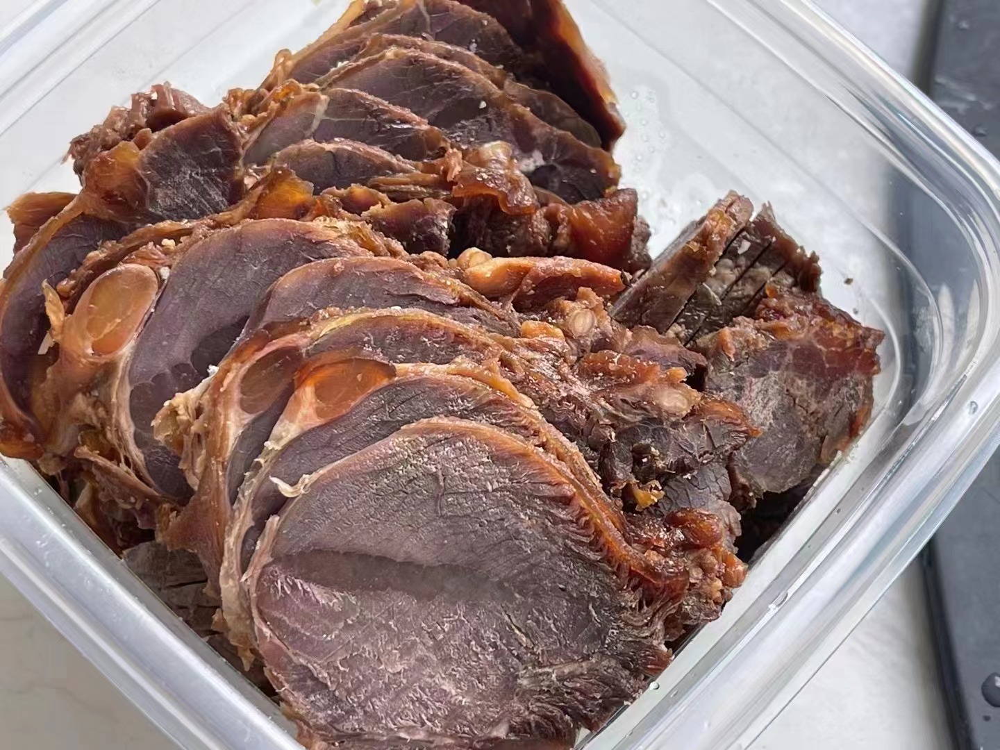 现卤无硝牛肉武进黄记酱香1盒1斤每周五发货