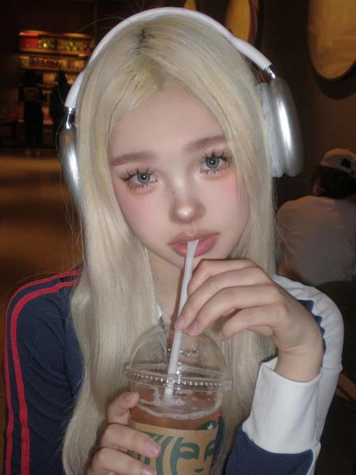 【半年抛中直径】WOOLILENS-银色山泉-14.2mm【半年抛 0-800度 无525/575】 商品图3