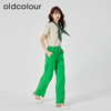 oldcolour2023夏季新款纯色高腰直筒长款西装休闲裤女O21073145 商品缩略图2