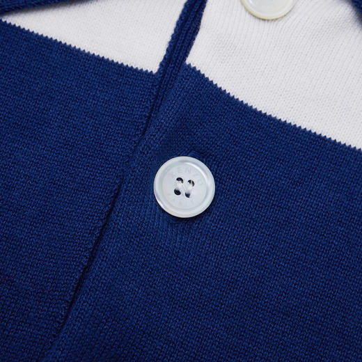 KENZO 高田贤三  男士棉质休闲条纹POLO衫翻领短袖 FD55PU3713CN 商品图4