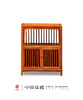 红桥红  家具严选  缅甸花梨(大果紫檀）  【39直棂 小茶水柜】 商品缩略图0