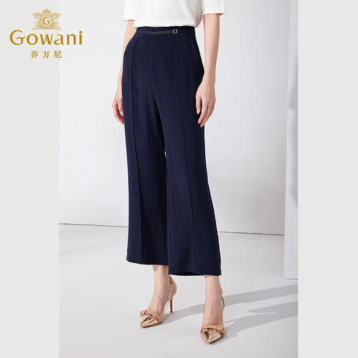 乔万尼休闲裤女新款真丝裤子重磅22mm桑蚕丝气质款ET2F220 商品图1